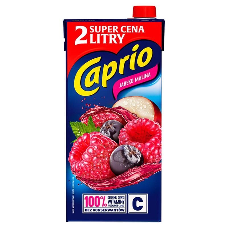 Caprio Drink Raspberry 2 Liters