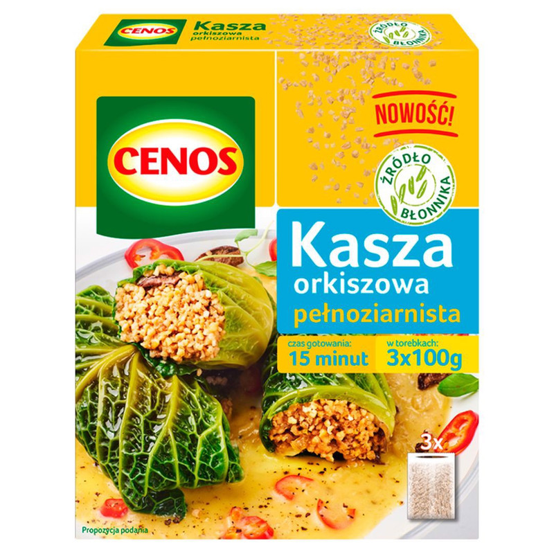 Whole Grain Oats Kasza 300 G (3 Packets)