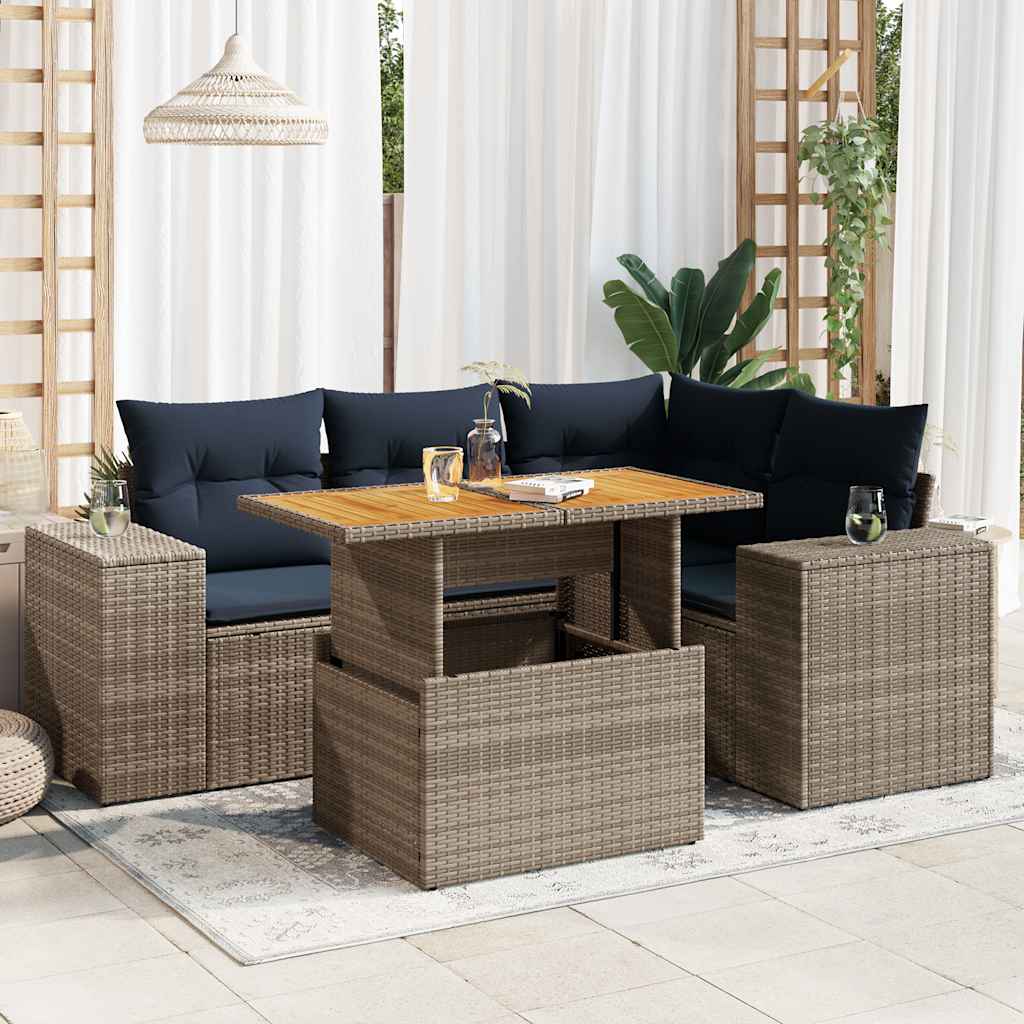 vidaXL tuin bankstel tuin bankstellen buiten bankstel tuin lounge set tuin lounge instelling bank voor tuin tuin hoekbankstel buiten hoekbankstel hoek tuinmeubilair bank