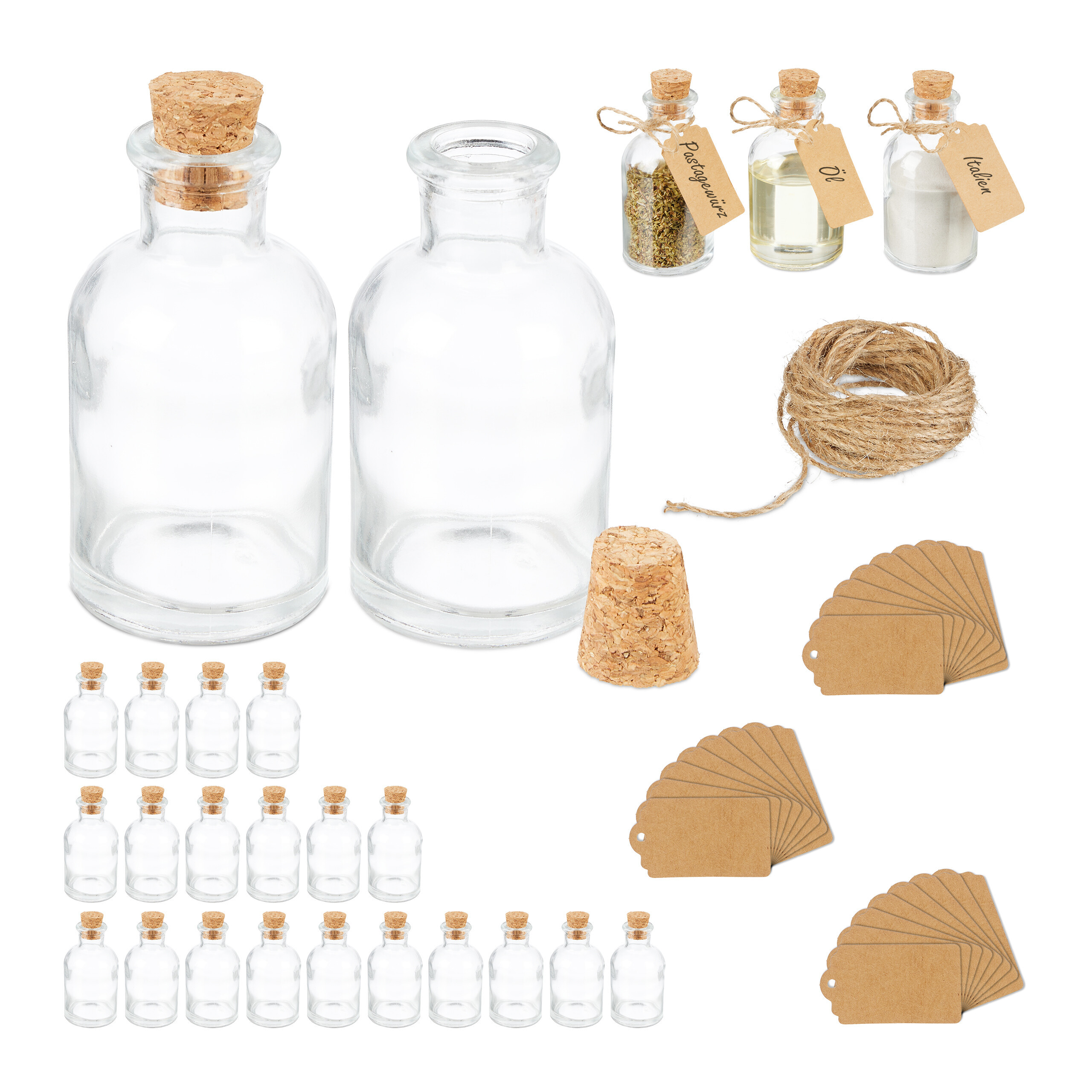25 Deko Glasses In Transparent/ Natural - 60 Ml