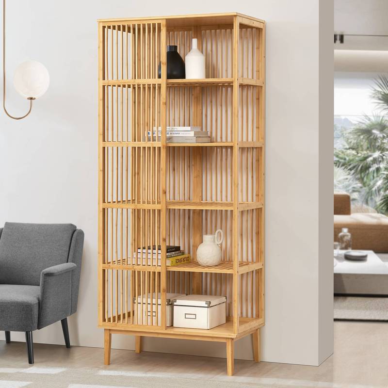 Trundholm Bamboo Standing Shelf By En.casa