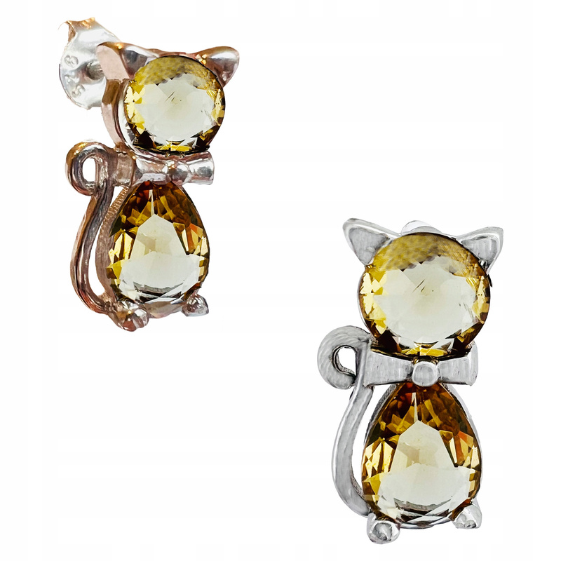Image of Silver Stud Earrings With Sultanite, 925 Silver, Gift For Her