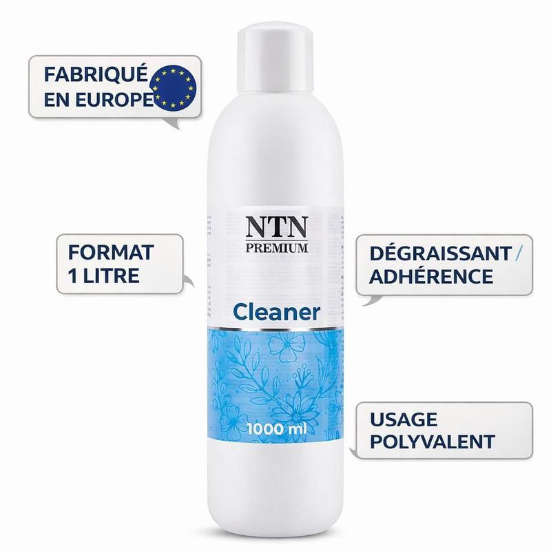 Premium Degreasing Nail Cleaner 1 L – Nail Plate Prep – Enhances – Removes Sticky Layer