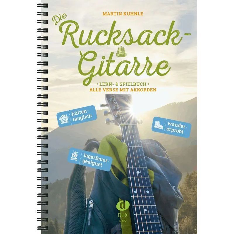 The Backpack Guitar - Book - Learning And Playbook - Martin Kuhnle - 108 Pages - German - 2026 - Dux Edition - Ean 9783868494174