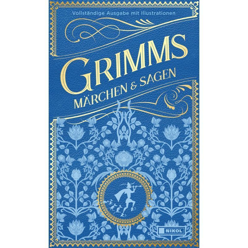Image of Grimm's Fairy Tales And Legends (complete Edition) - Book - Cabra Leather With Two-color Embossing - Jacob Grimm (et Al.) - 1104 Pages - German - 2023 - Nikol Publishing House Gmbh - Ean 9783868207644