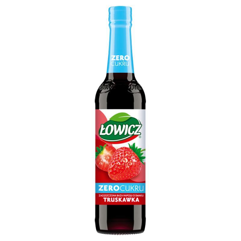 Łowicz Concentrated Strawberry Flavored Drink Base 400 Ml