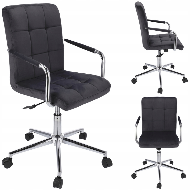 Velvet Black Chair