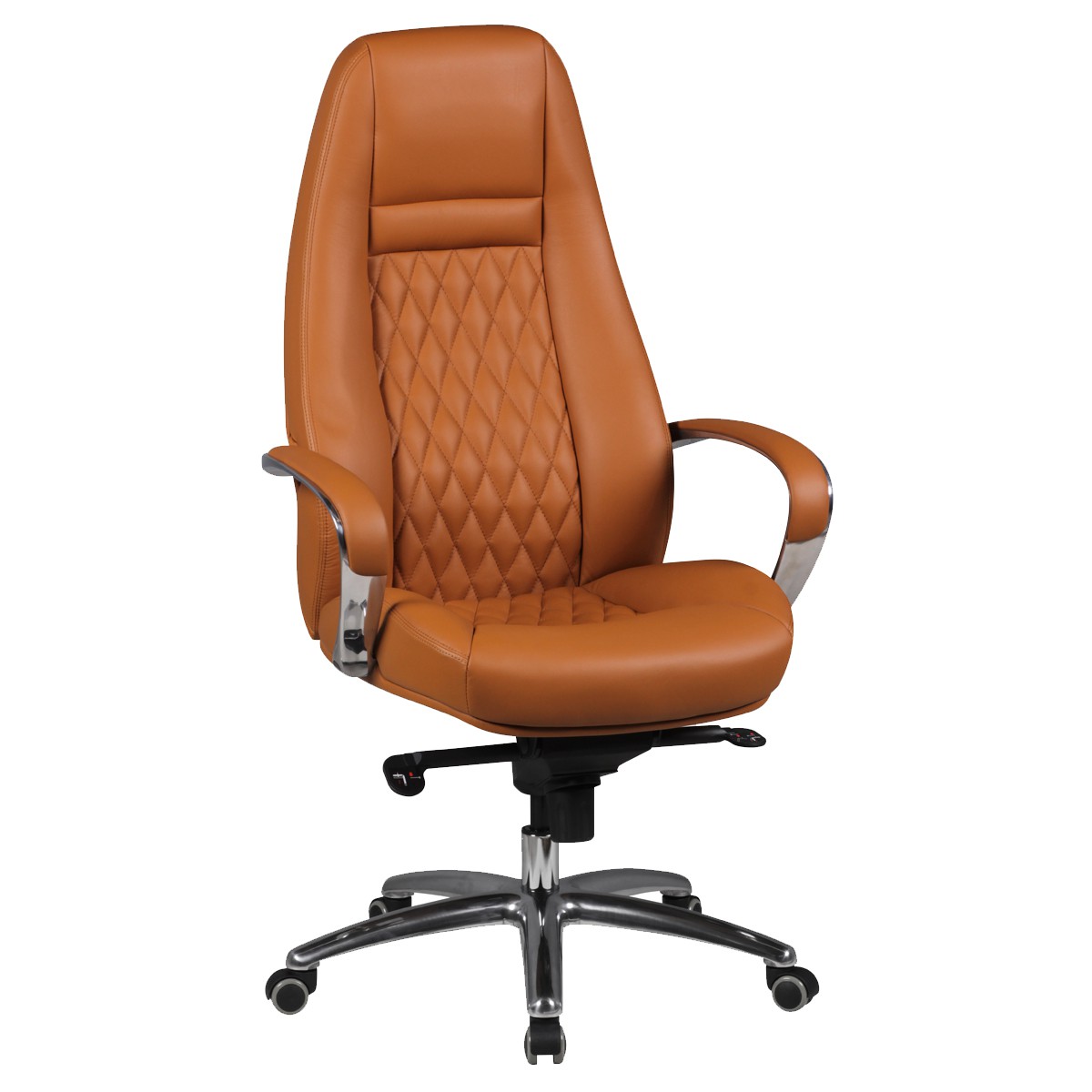 Image of Austin Office Chair Real Leather Desk Chair Ergonomic Executive Chair Swivel Chair Height-adjustable