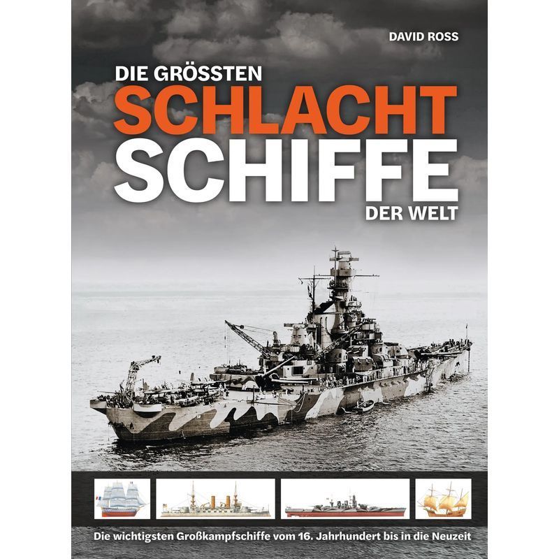 Image of The World's Largest Battleships - Book - The Most Important Capital Ships From The 16th Century To Modern Times - David Ross - 224 Pages - German - 2024 - Wieland Verlag - Ean 9783948264215