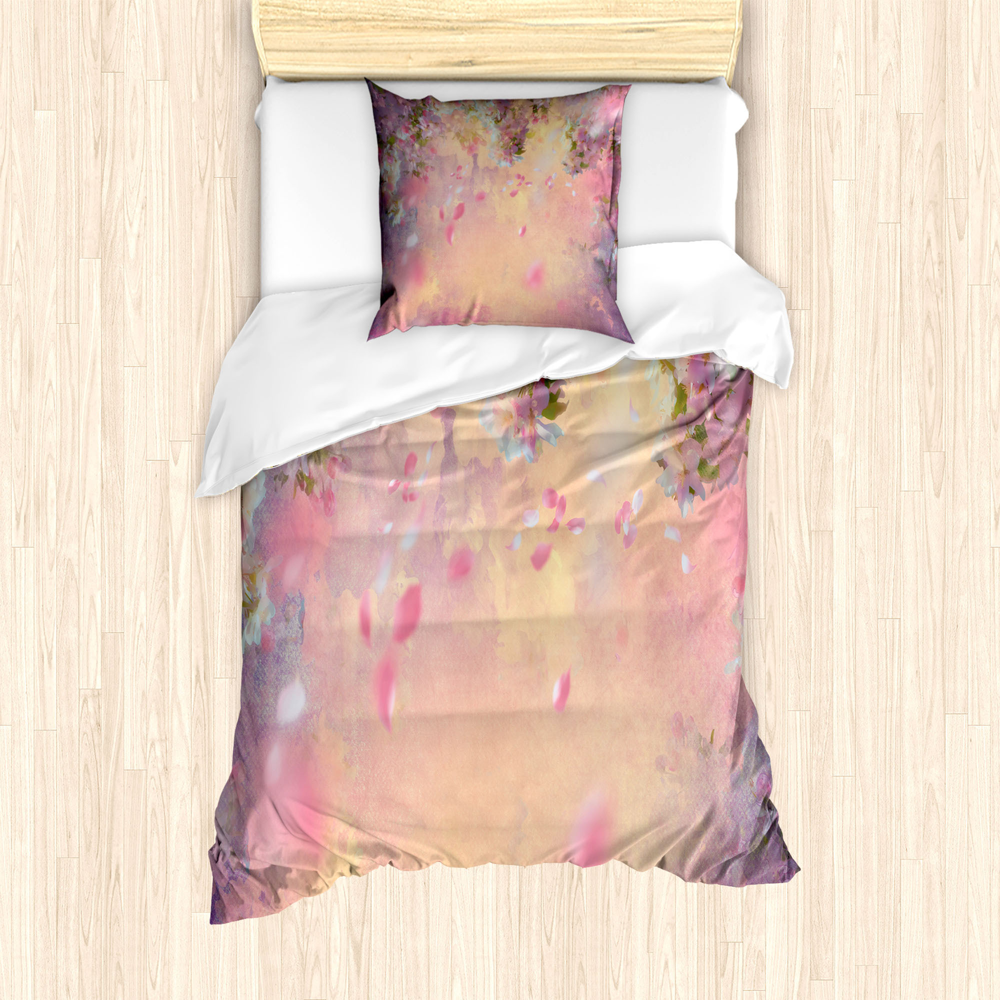 Image of Decorative Bedding Set With Pillowcases, Duvet Cover, Microfiber Fabric, Super Soft For