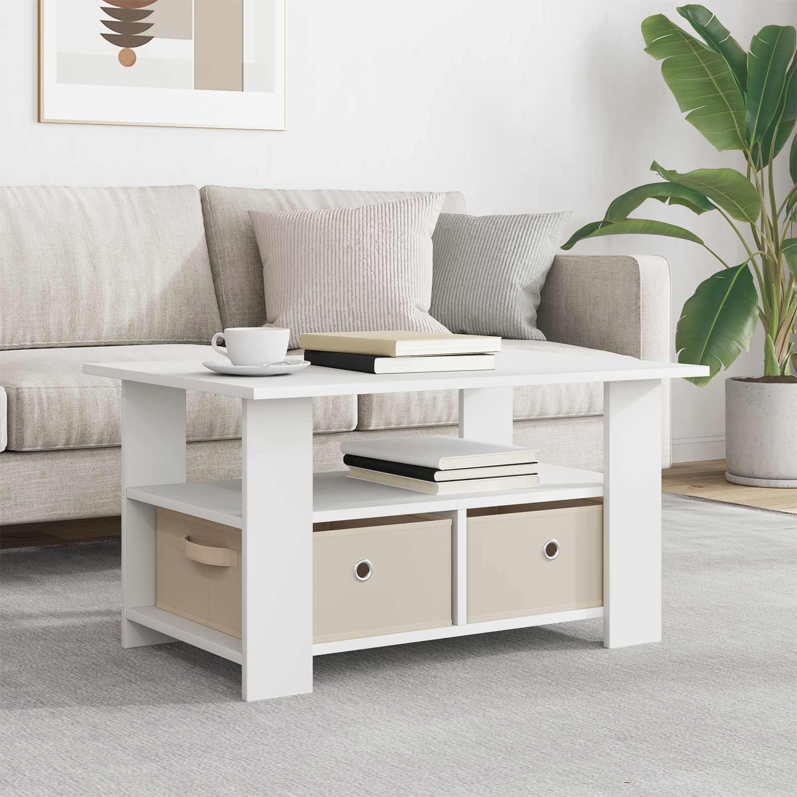 Image of Modern Coffee Table Living Room Table Chic Coffee Table Rectangular Coffee Table Wooden Table Modern Table Functional Coffee Table Minimalist Coffee Table Versatile Table Heartpiece For Home