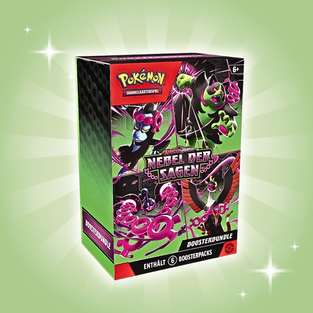 Image of Pokémon Fog Of Booster Bundle – & Purple | 6 Booster Packs | German | Pokémon Tcg