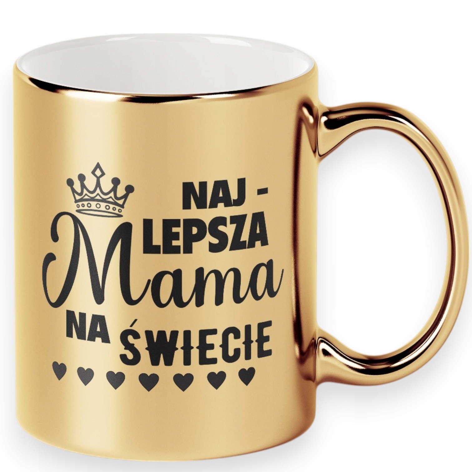 TEMU Golden Personalized Mug As A Birthday Gift For Mom, Crown, 330ml Souvenir, Thank You Gift | Funny Mug | School Mugs | Mugs With Print | Mug With