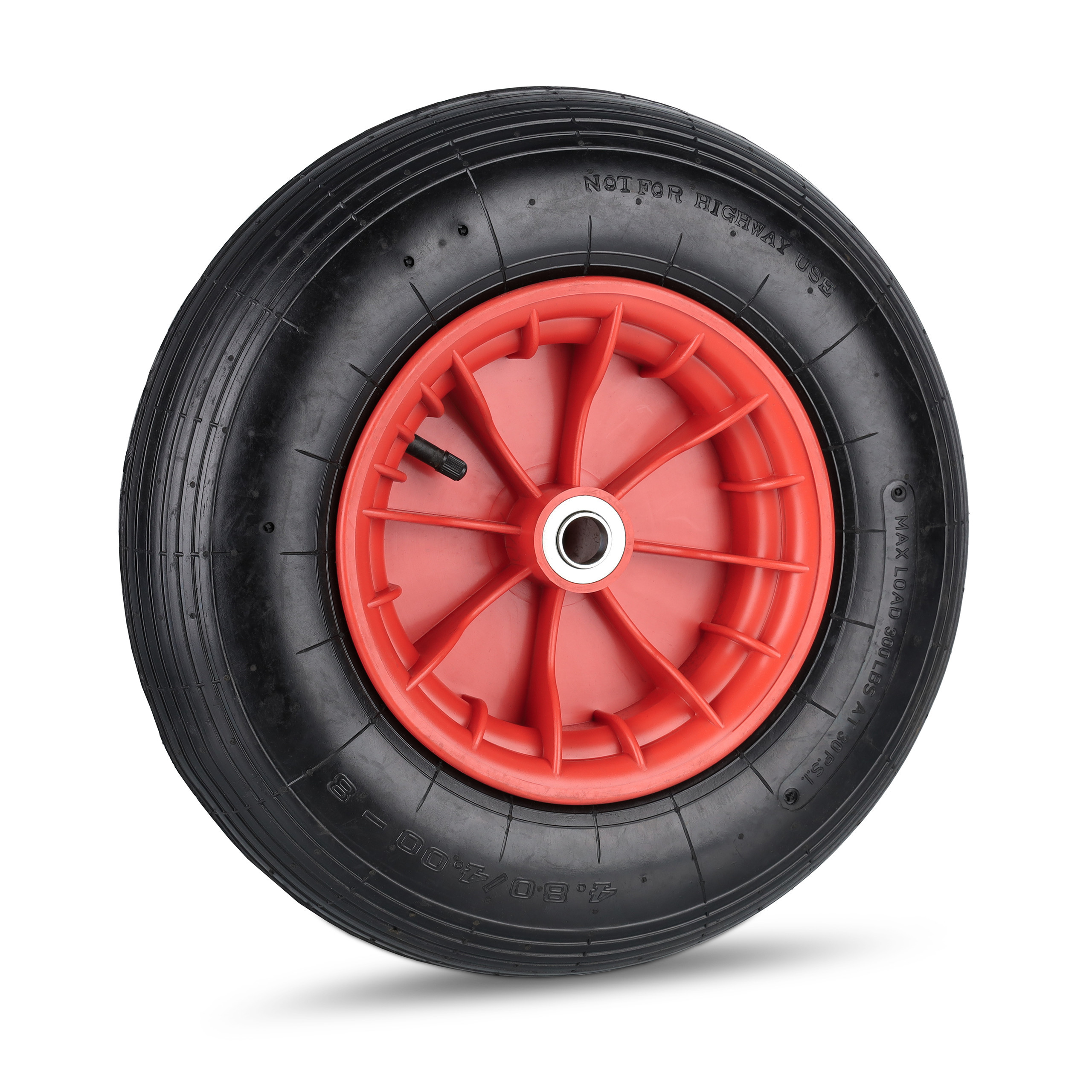 TEMU Wheelbarrow Wheel 4.80/4.00-8 Pneumatic Tire