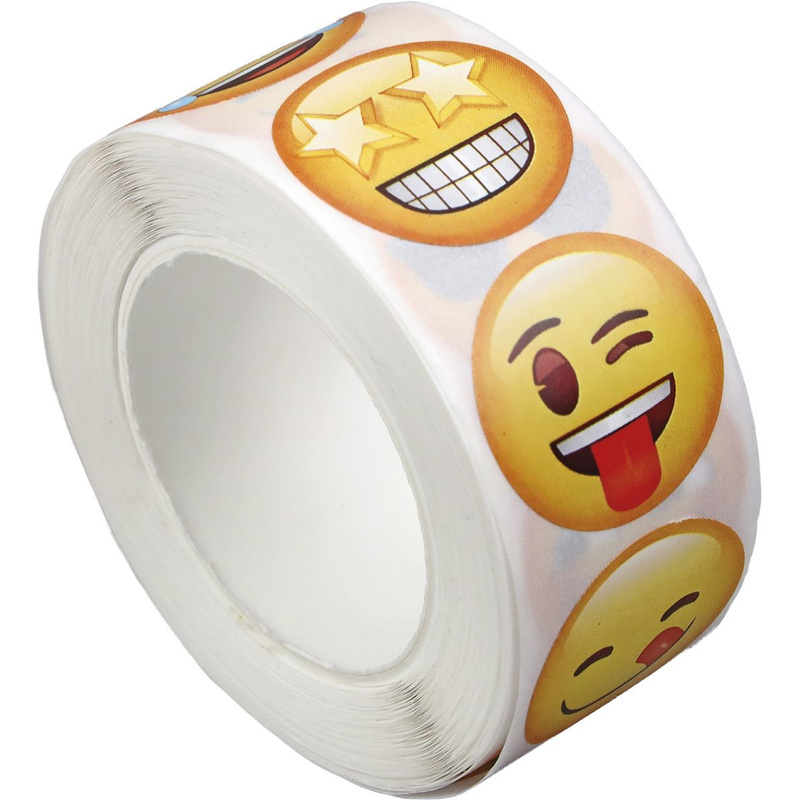 Stickers On A Roll V2, 500 Pieces, Titanium