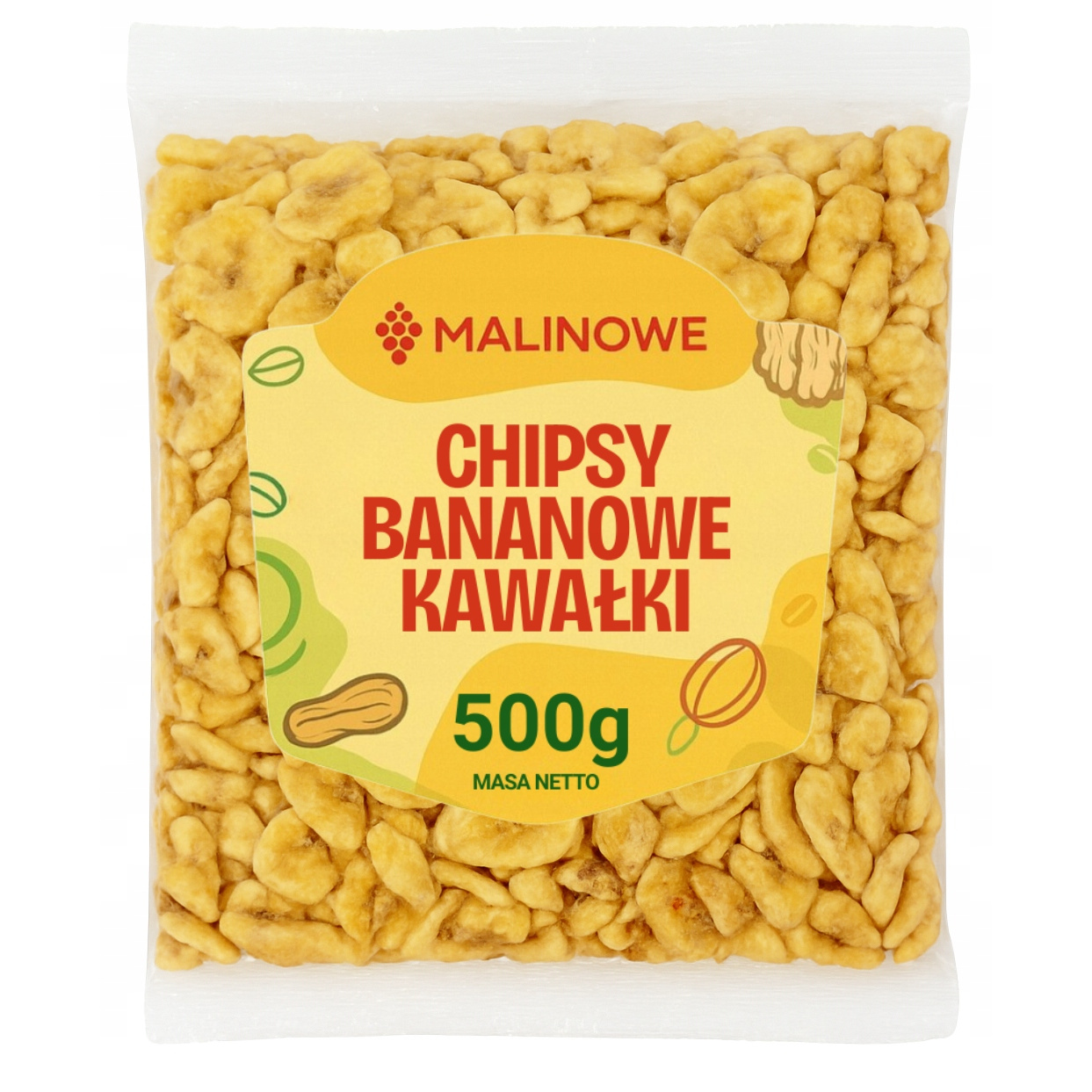 Crispy Banana Bits Dried 500g Dried Bananas Premium Quality