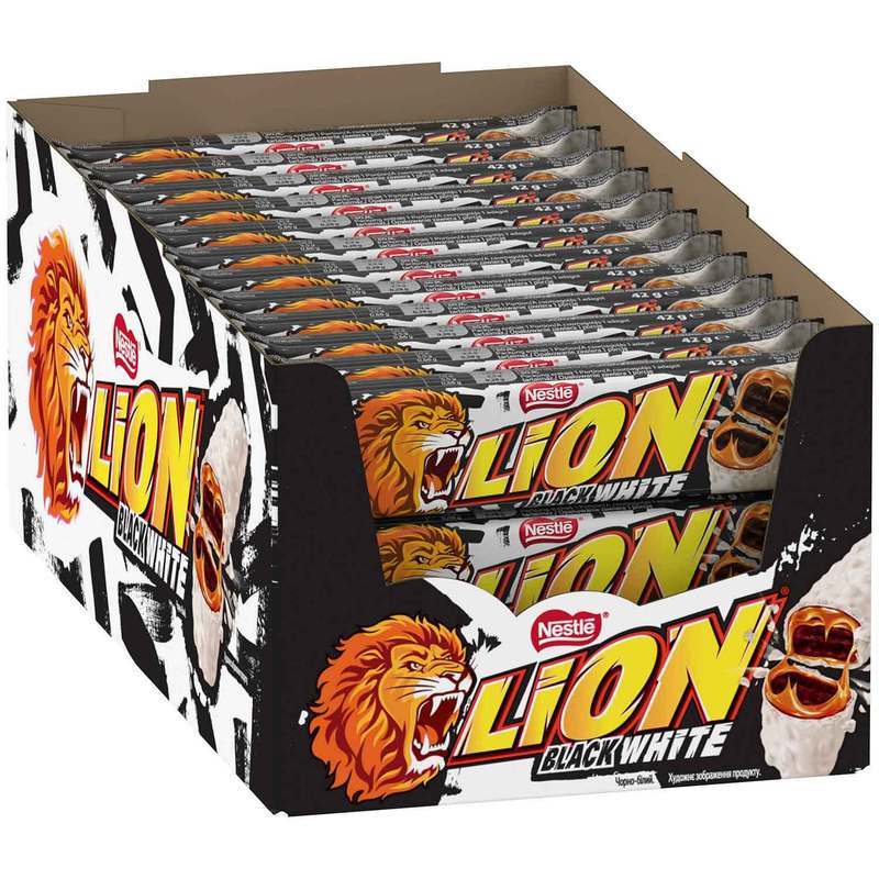 Lion Black & White 24x42g