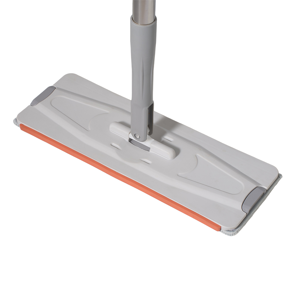 2 in 1 hands   mop bucket set dry wet   with washable mop cloths quick dry for hardwood tile laminate bathroom 2 reusable microfiber pads details 8
