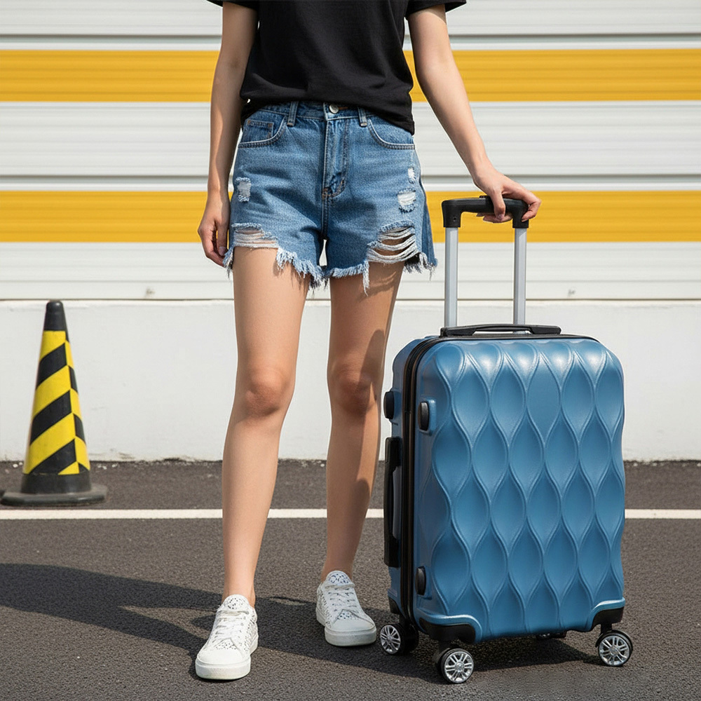 20 Inch Travel Suitcase with Spinner Wheels and Hardcase Shell