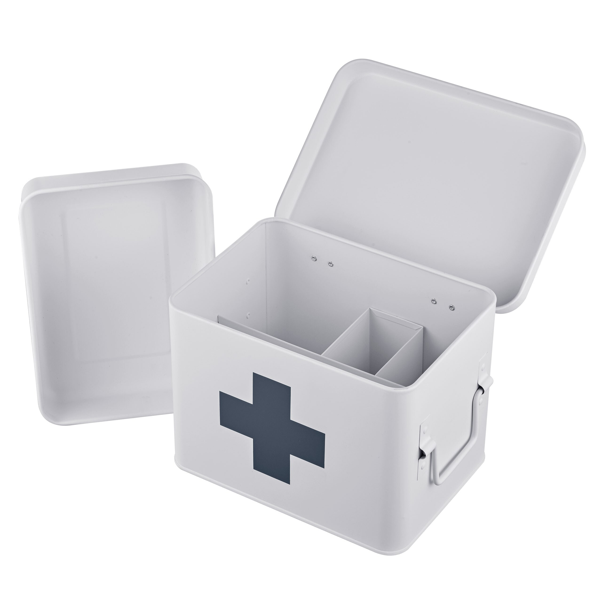 Medicine Box In White - (w)21 X (h)16 X (d)15.5 Cm