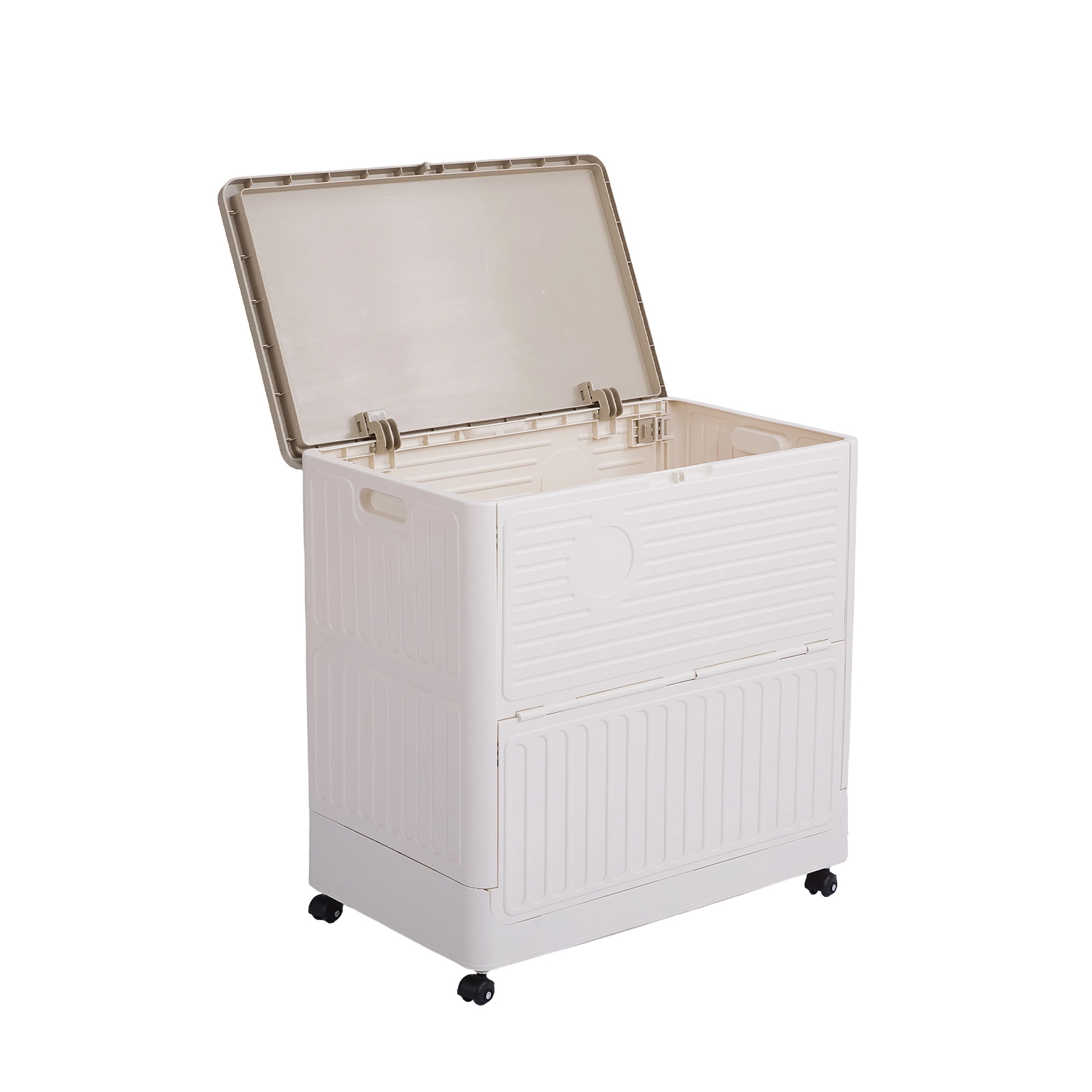 Large Capacity Foldable Storage Box with Wheels