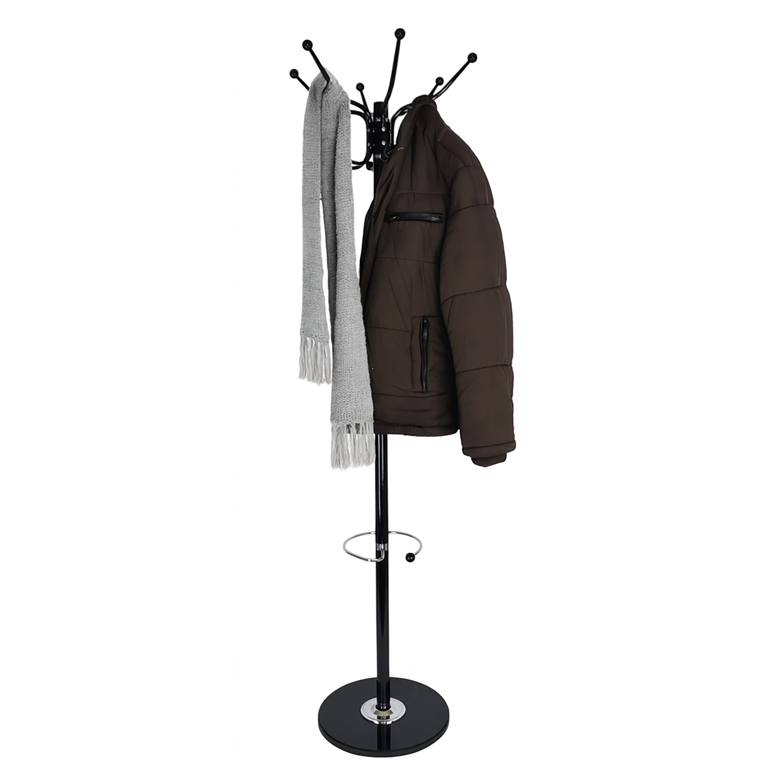 Wardrobe Stands In Black - (h)176.5 X Ø Cm