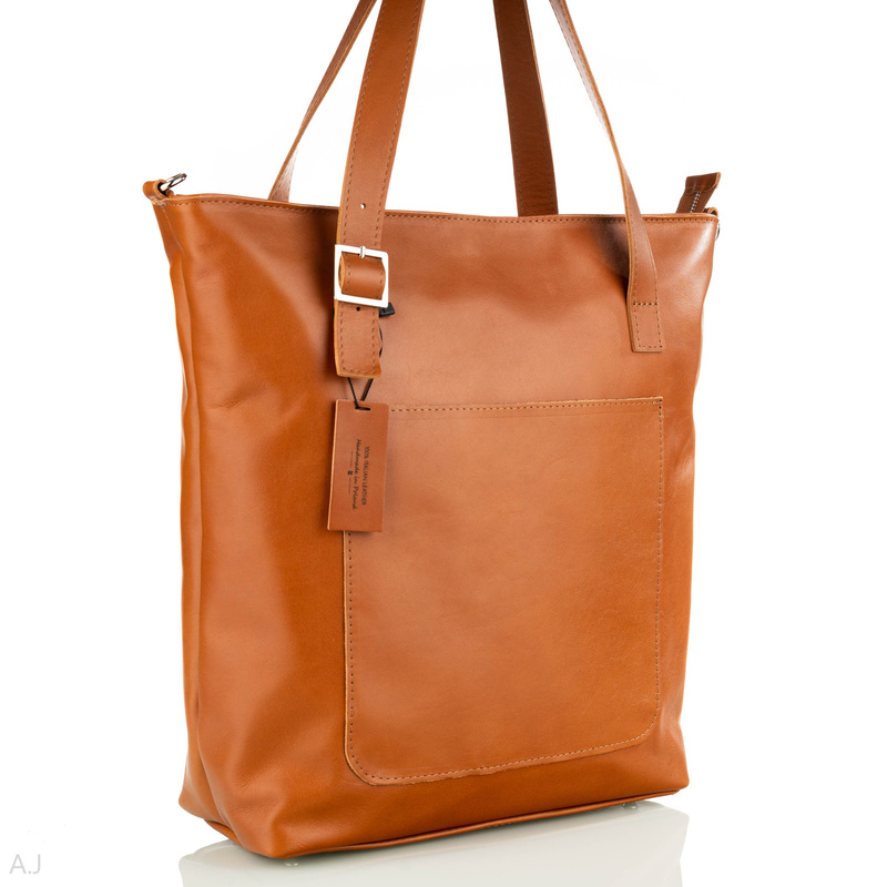 Natural Leather Shoulder and Handbag for Women - Camel Color, Large Capacity, A4 Compatible, with Detachable Strap and Coin Purse