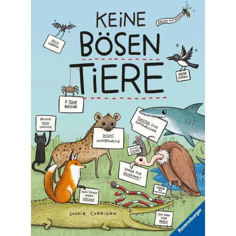 Image of No Bad Animals: A Unique Animal Book For Children Ages 7 And Up - Book - Sophie Corrigan - 160 Pages - German - 2022 - Ravensburger Verlag - Ean 9783473480258