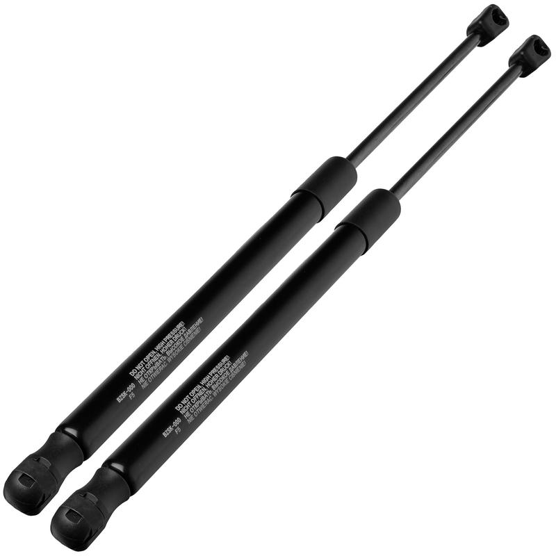 Attuatori telecopici 2x per portabagagli compatibili per toyota yaris i 1999 2000 2001 2002 2003 2004 2005 set…: retailer-supplied image