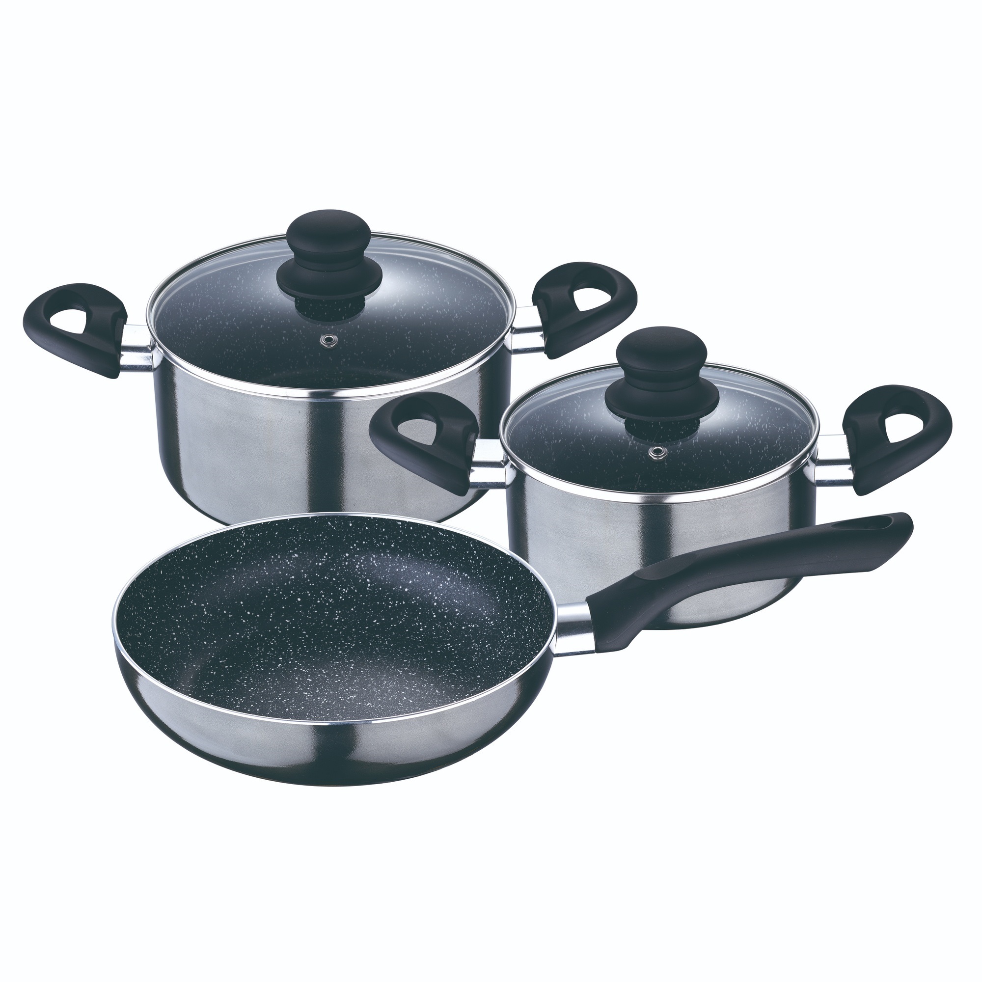 Bateria 5pc Aluminio Prensado Ind