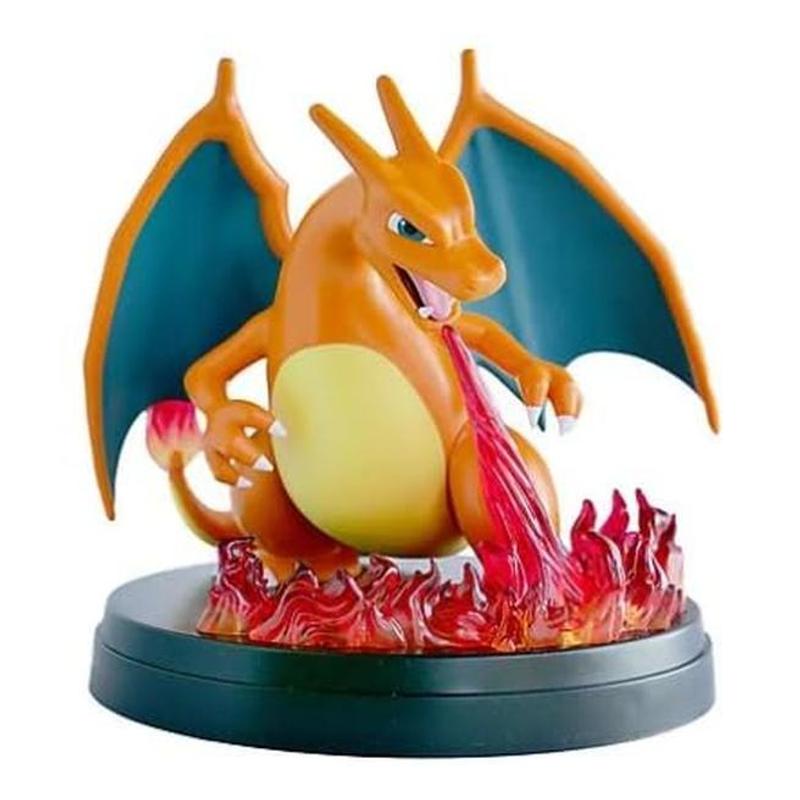 Pokémon Glurak-ex Figure 16 Cm – Dynamic Action Figure With & Integrated Card Holder