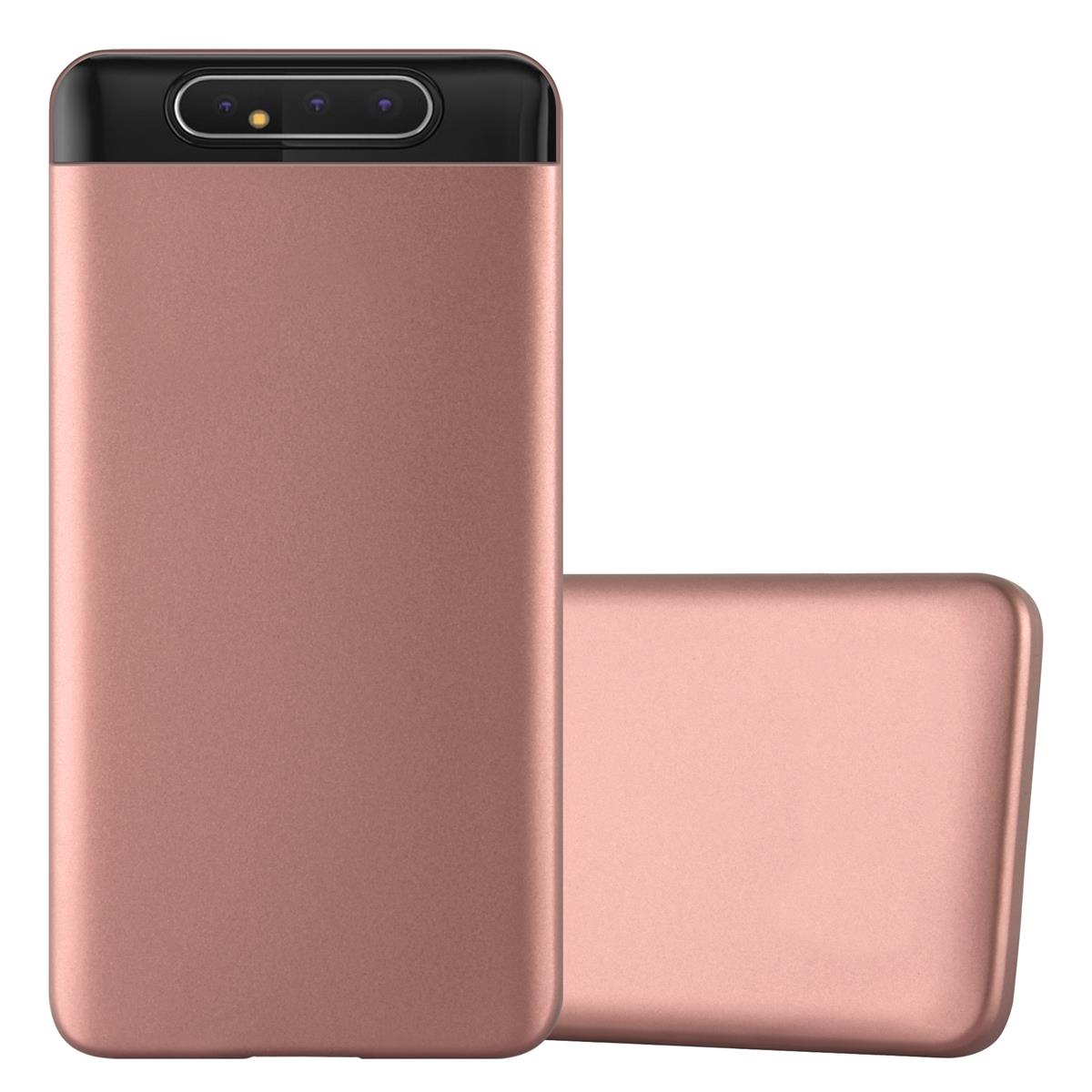 Case Compatible For Galaxy A80 / A90 4g Protective Of Flexible Tpu Silicone Matte Metallic Back Case Cover Phone Case