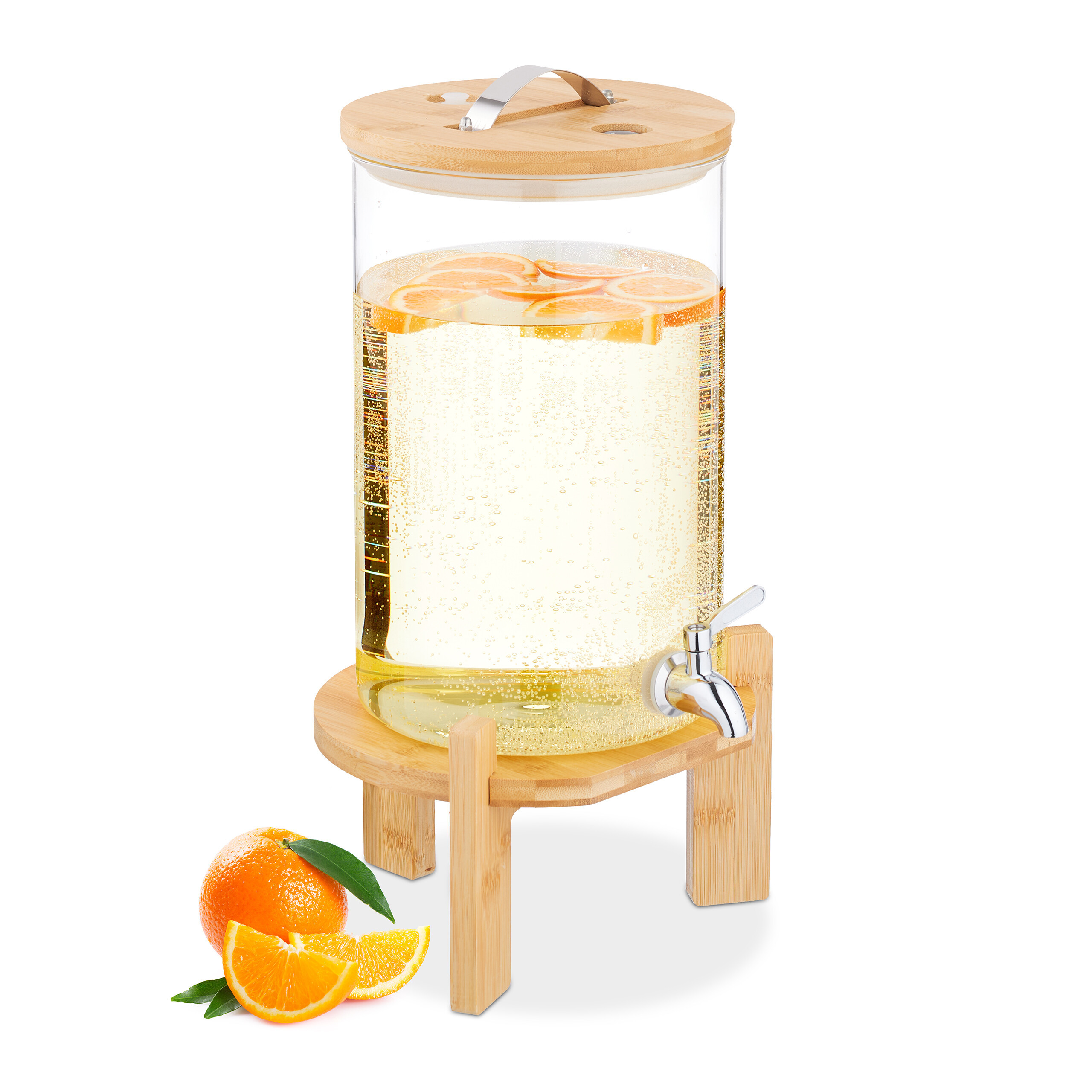 Transparent/natural Beverage Dispenser - 8 Liter