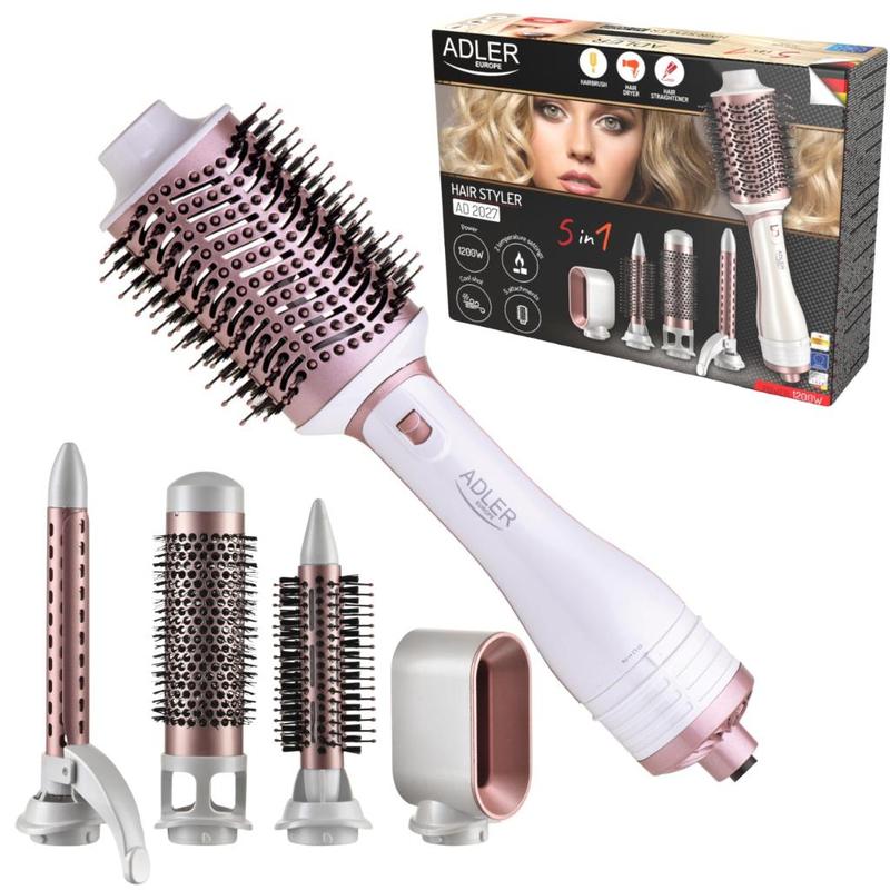 Image of Styling In 5 Ways Hairdryer With Cold Airflow And 1200w Power – Over Hairstyle