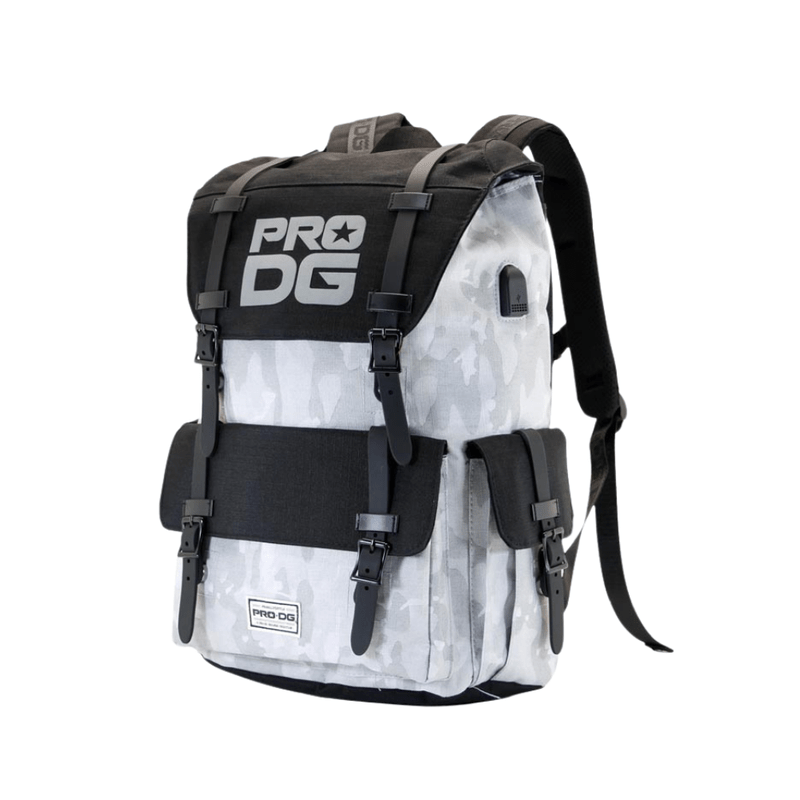 Premium Backpack With Dual Compartments, Camo White-gray, 34x44x17 Cm