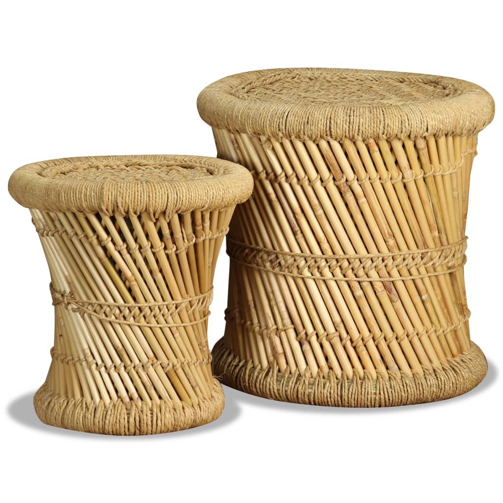 Vidaxl Stool Stool Side Table Flower Stool Footstool 2pcs.