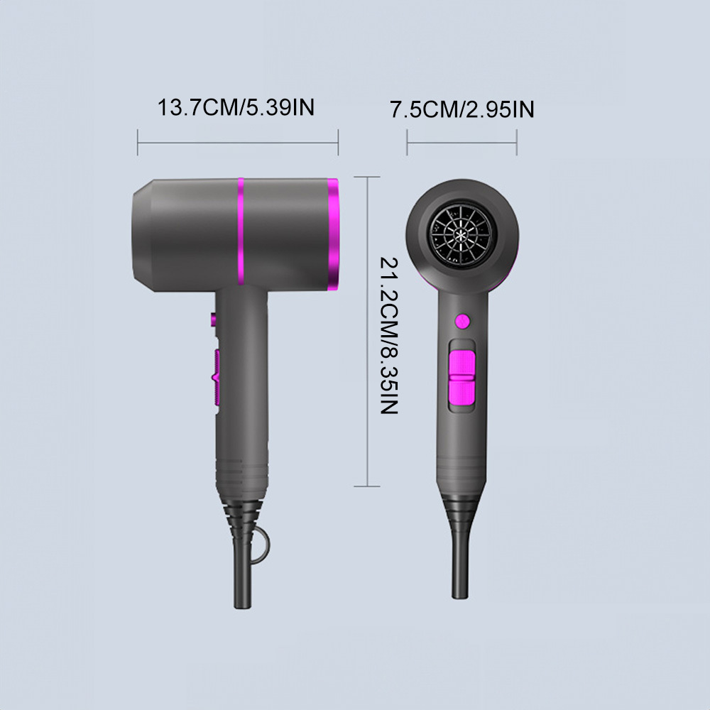 High Speed Ionic Hair Dryer with Styling Attachments
