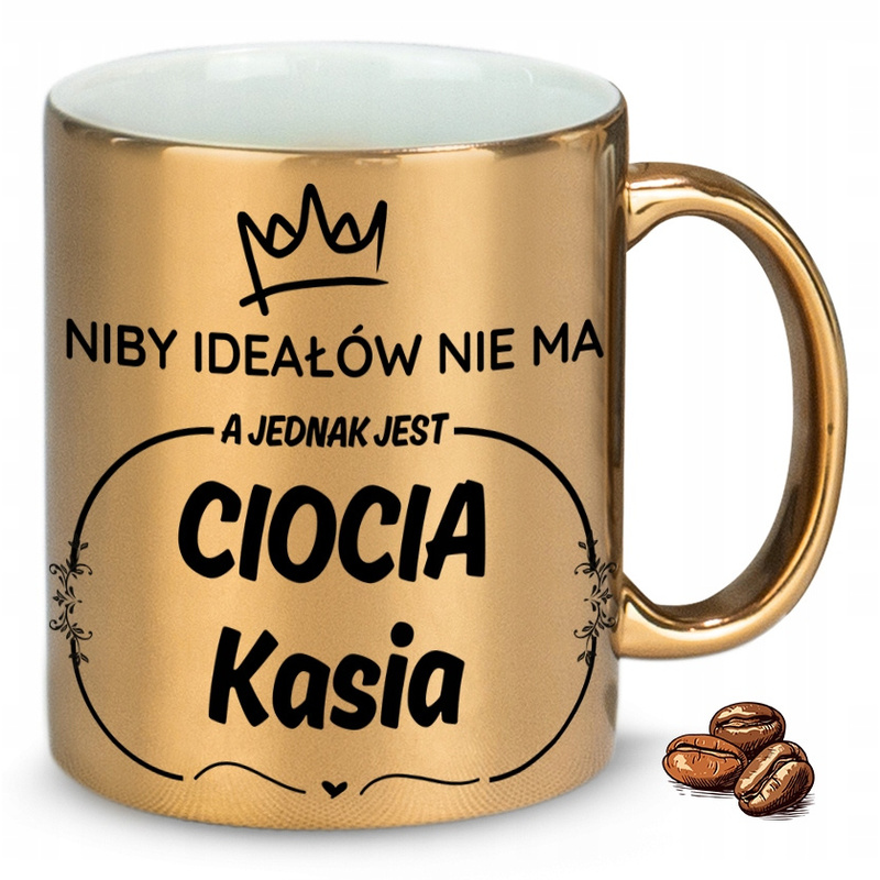 A Golden Mug It Didn't Have Ideals And Yet Aunt's Name As A Gift: retailer-supplied image