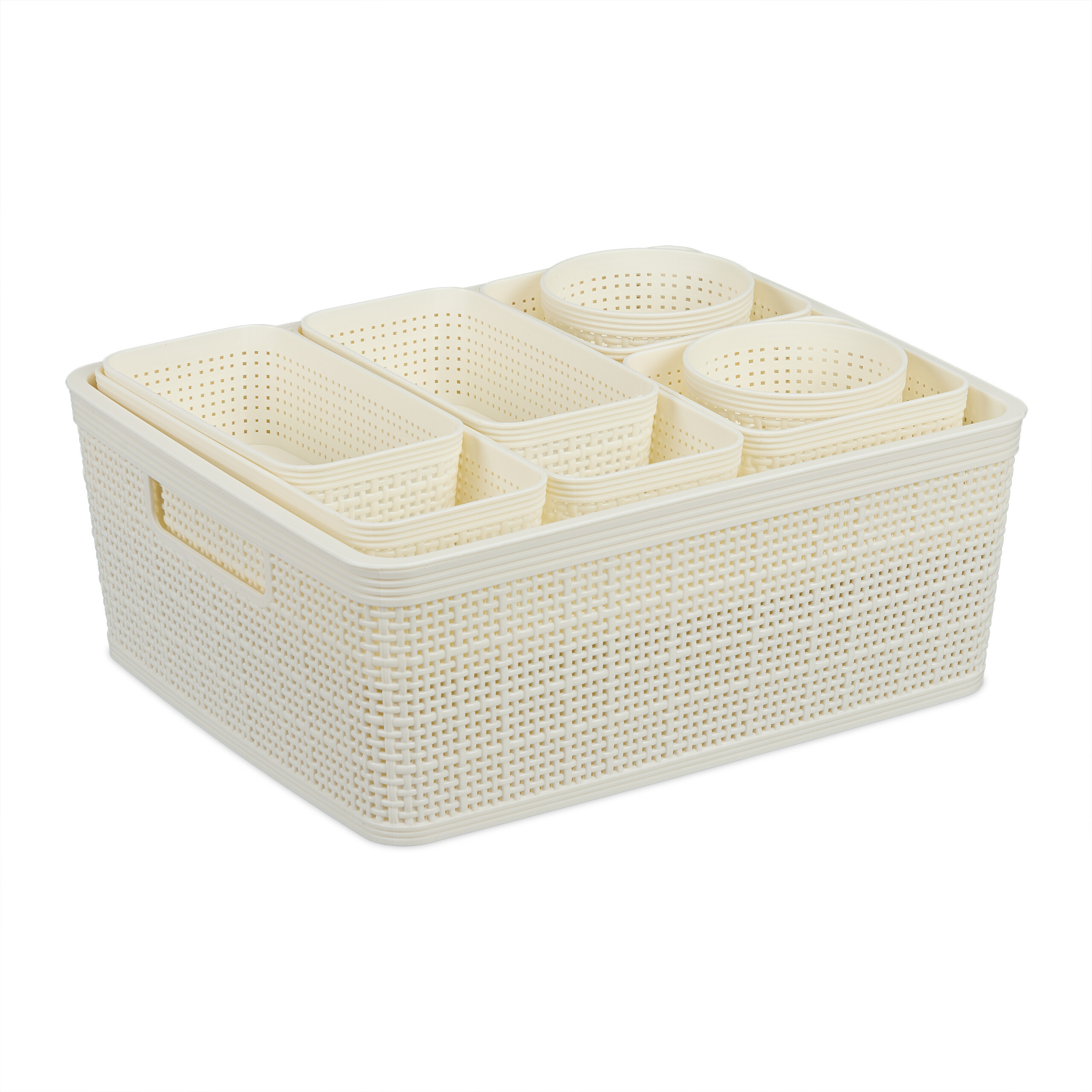 10-drawer. White Drawer Organizer