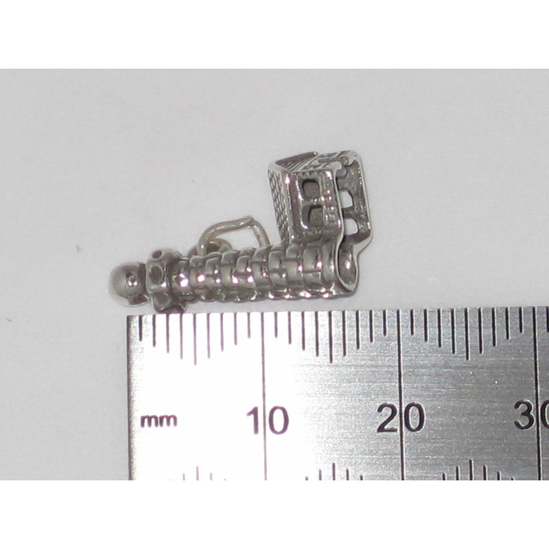 Lighthouse Sterling Silver Charm for Jewelry Making