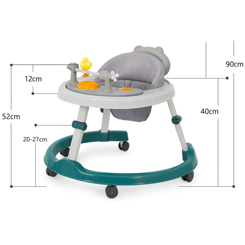 Musical Folding Stroller with Adjustable Height And Control Panel