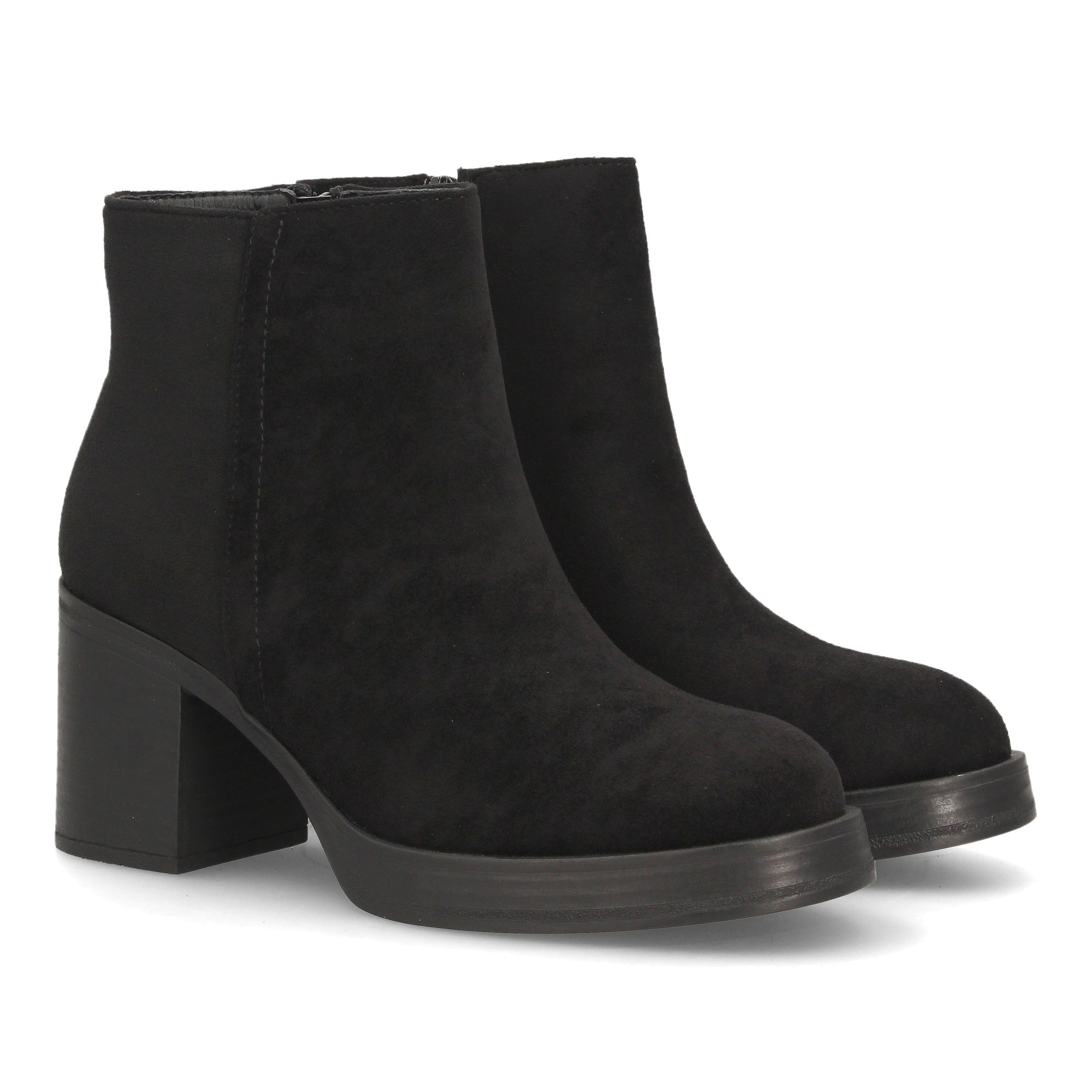 Image of Elegant Style Women's Ankle-high Booties, , High Heel, And Lightweight Platform. Zipper Closure. Ideal For Fall/winter