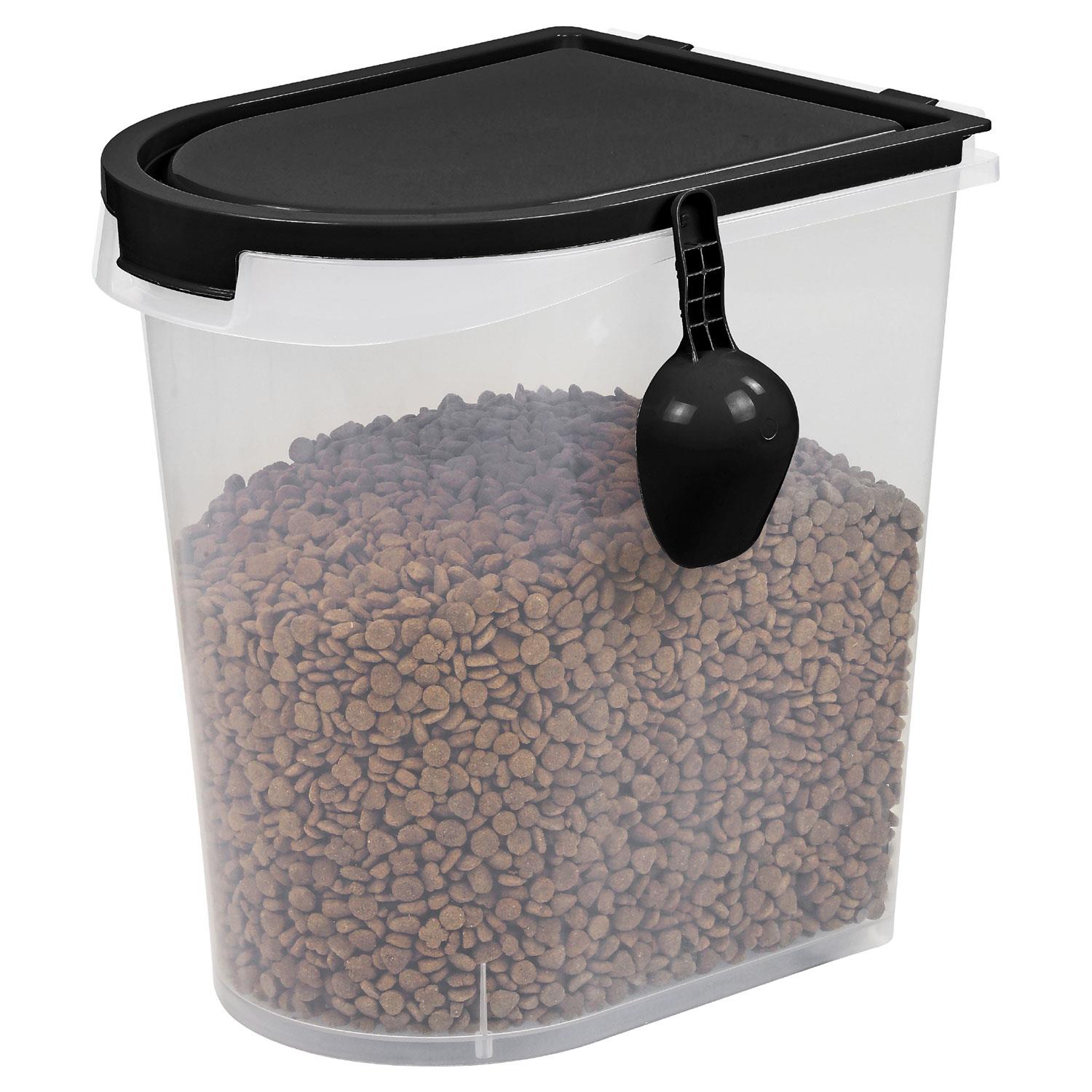 TEMU 36l Airtight Pet Food Storage Container, Dry Food Dispenser With Scoop And Casters, Large Capacity Pet Food Bin For Dogs And Cats, Durable And