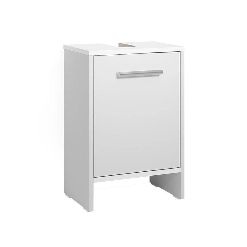 TEMU White 38.2 X 57 Cm Under-sink Cabinet With Door, Bathroom Vanity Cabinet, Washbasin Cabinet, Bathroom Furniture For Sink, Particle Board, 16 Mm