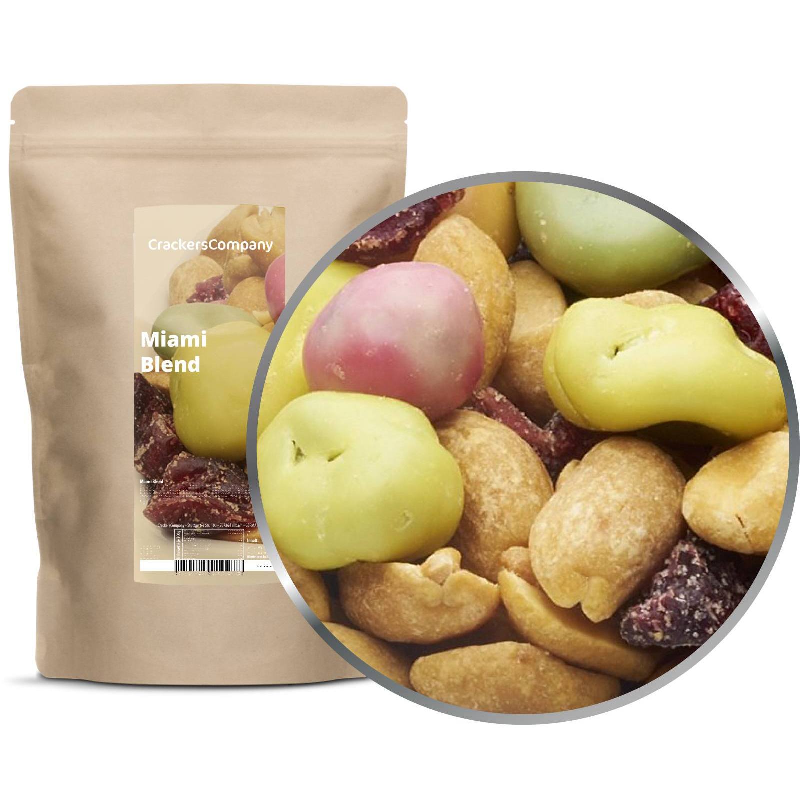 Miami Blend – Colorful Peanut-raisin Mix With Yogurt Chocolate – By Crackerscompany