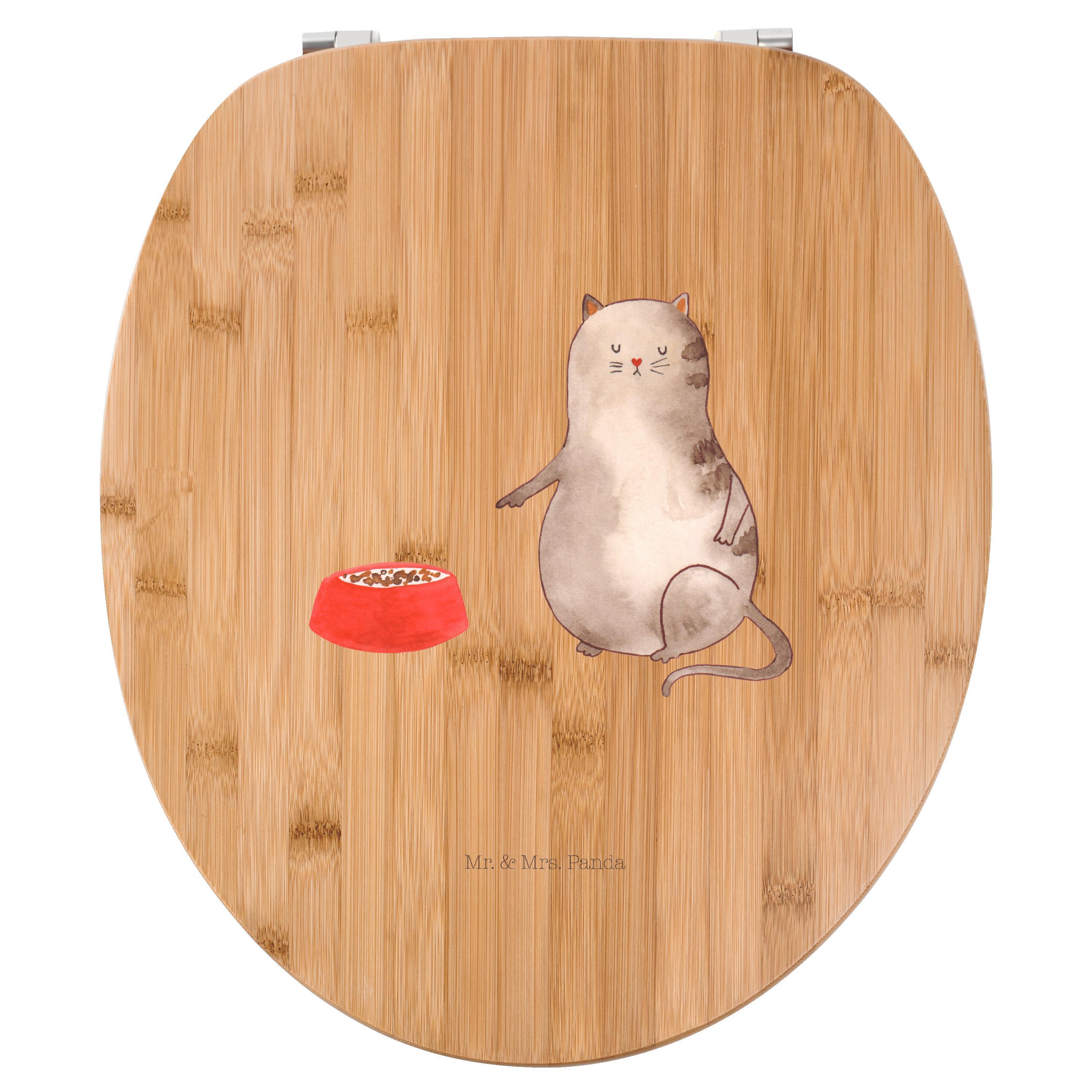 Image of Cat Eating Toilet Lid, Toilet Seat, Toilet Cover, Wooden Toilet Lid, Toilet Seat Cover