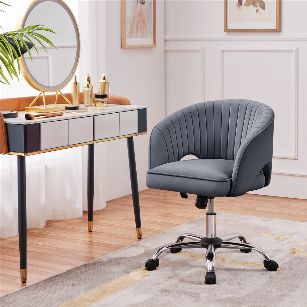 TEMU Costoffs Office Chair Ergonomic Swivel Chair With Wheels Desk Chair Height Adjustable Cushion Chair Office Chair