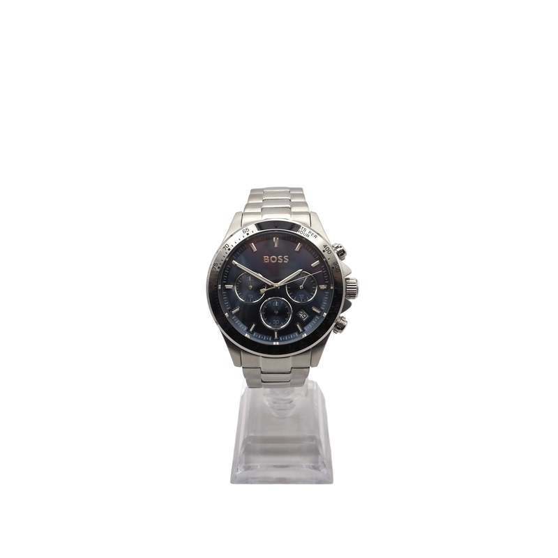 Boss Hero Chronograph 1513755 Men's Watch Stainless Steel Silvery New Ovp