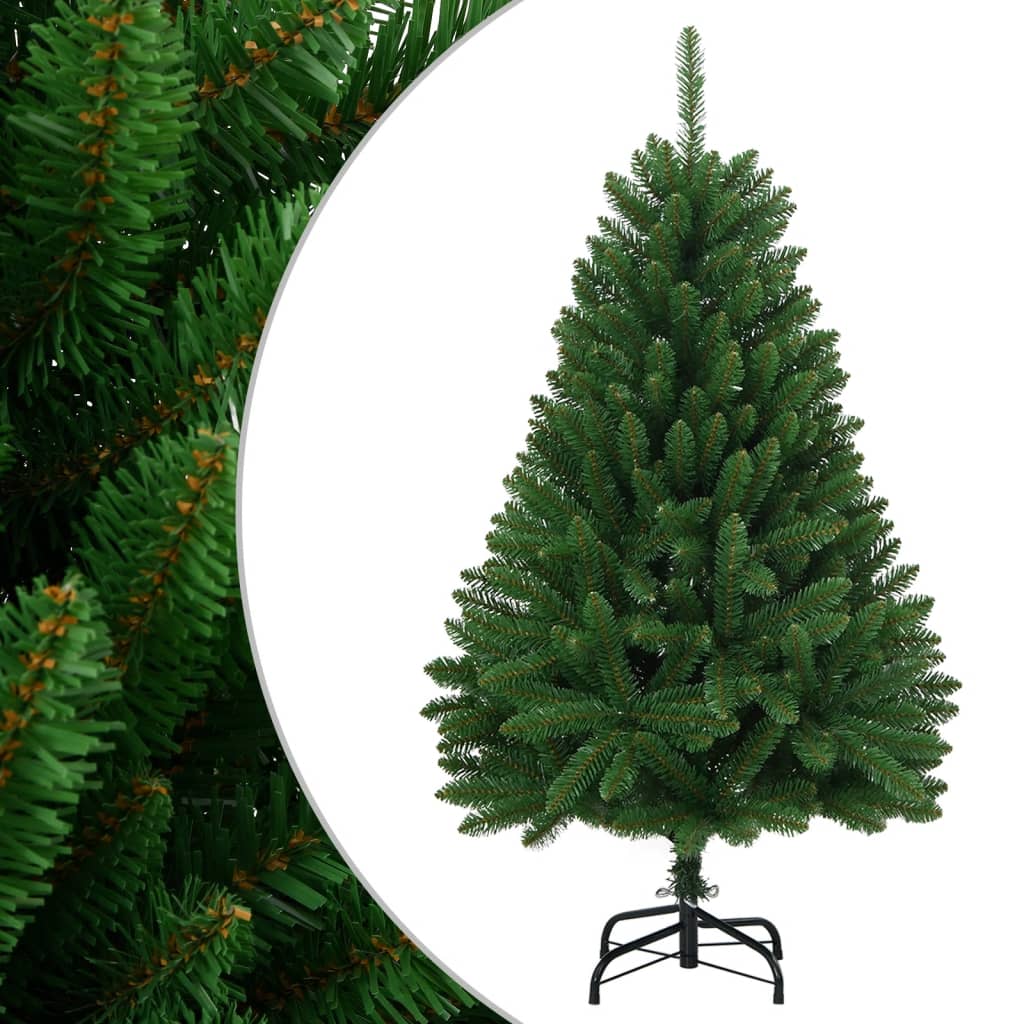 Vidaxl Vert Sapin De Noël Artificiel Pliable, Sapin De Noël Moderne Extérieur Avec Support, Décoration De Noël, Sapin De Noël Artificiel, Sapin De Noël Pliable