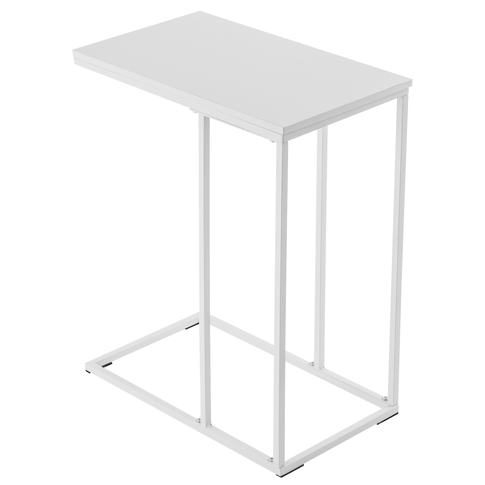 Image of Bonnlo Side Table, Sofa Table With Metal Frame, Modern Coffee Table For Living Room, Laptop Table, Flower Table, , Coffee Table For Bedroom Reading Nook, 48 X 28 X 58cm